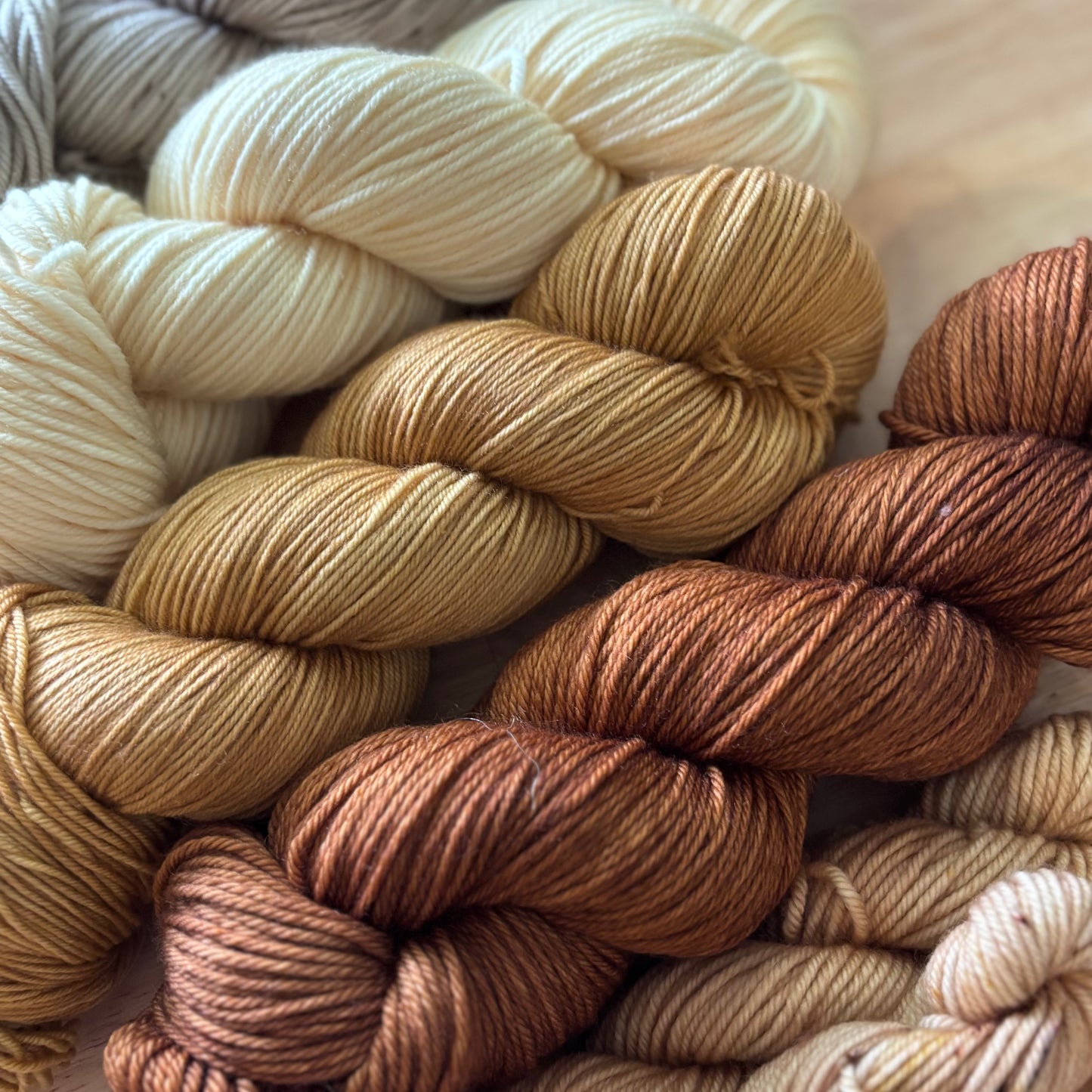 Mystery Yarn - Browns, Tan, and Warm Neutrals