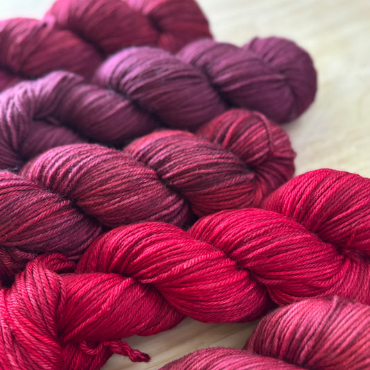 Mystery Yarn - Red and Burgundy