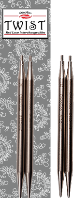 ChiaoGoo 4” TWIST™ Red Lace Interchangeable Tips